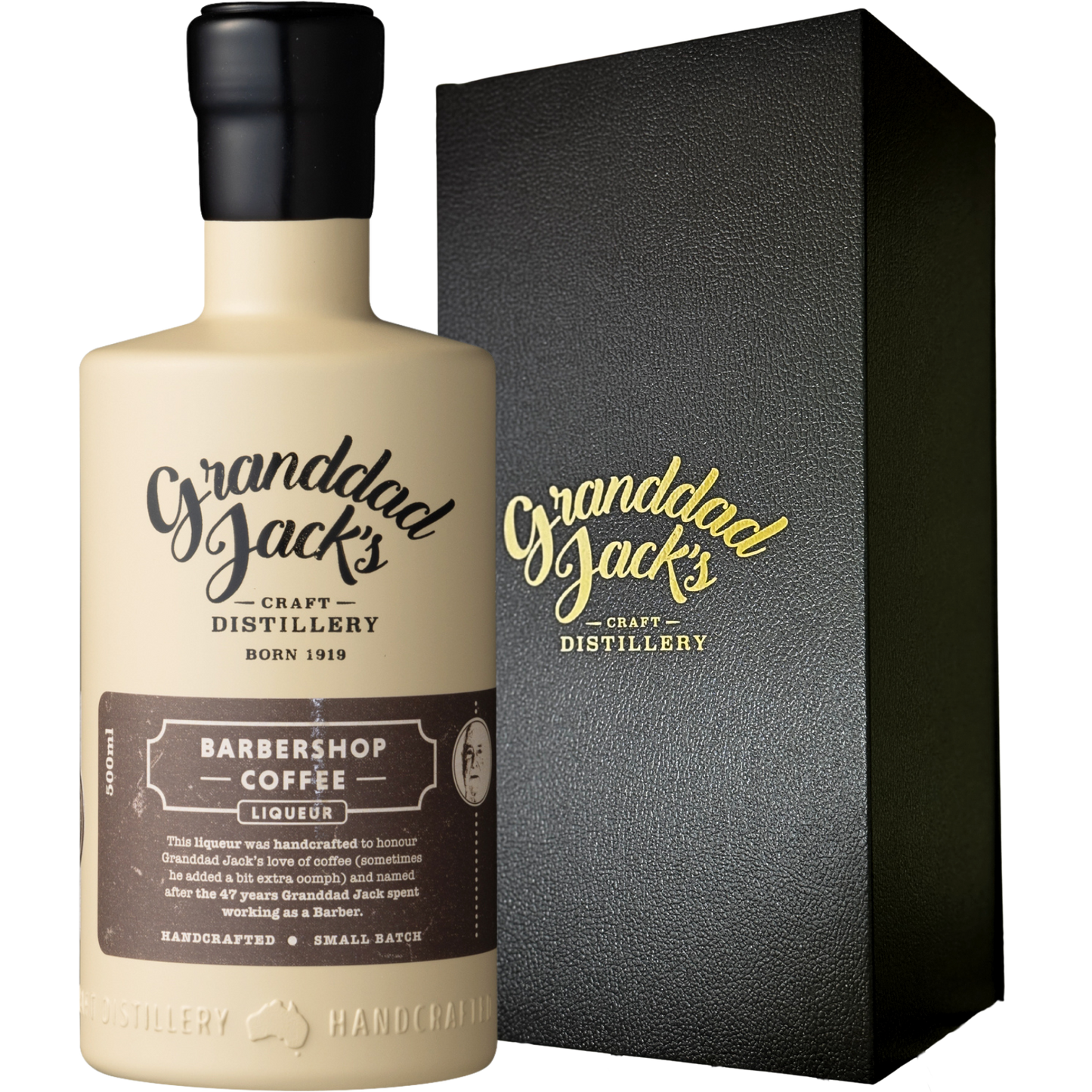 バーバーショップ コーヒー リキュール（ボトルのみ／ギフトボックス入り／グラスセット）